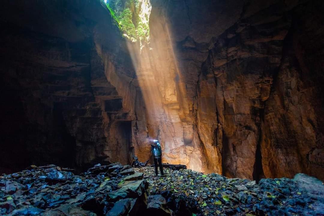 Cuetzalán del Progreso Camp La Gruta Del Duende酒店 外观 照片